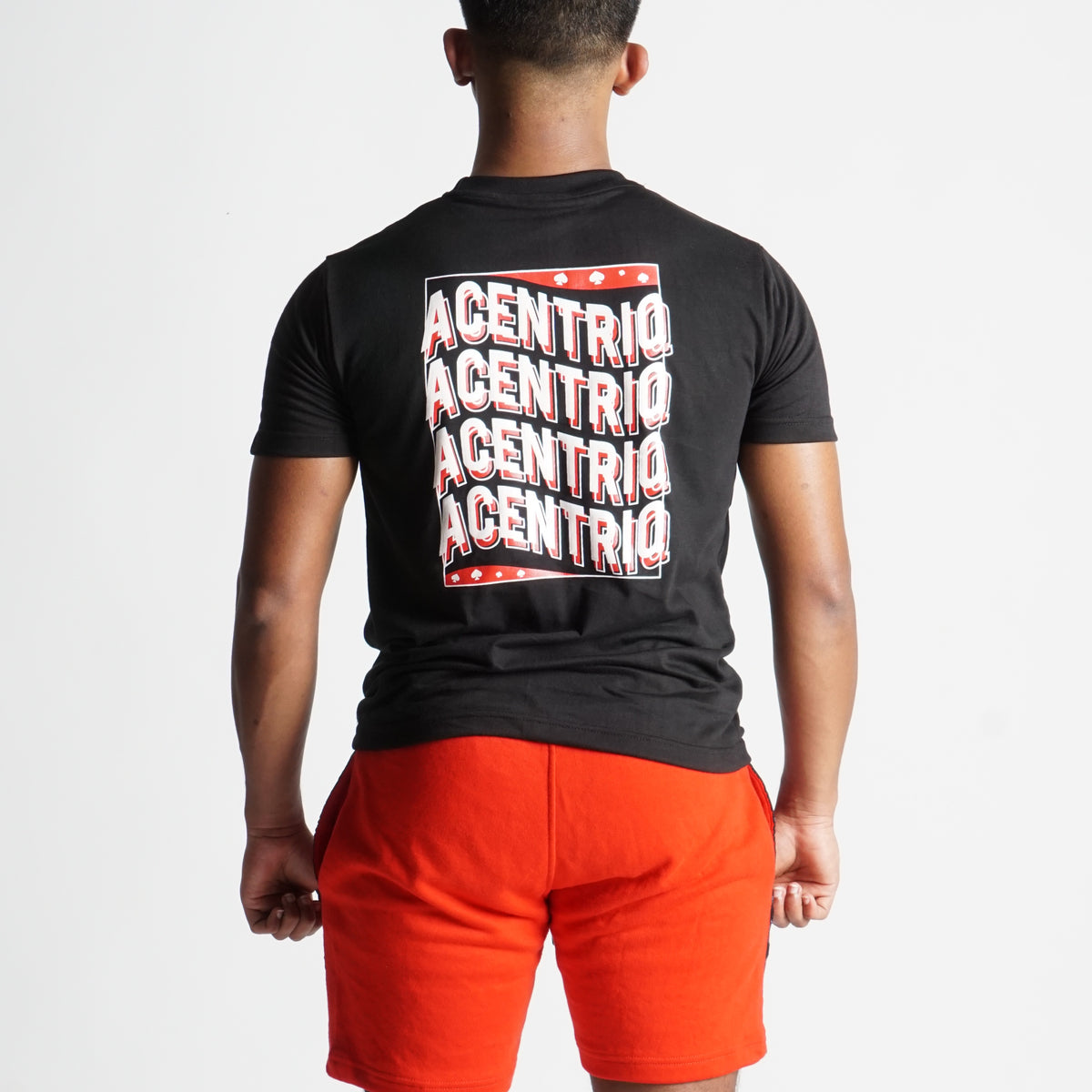 Slim Summer Black/Red T-Shirt