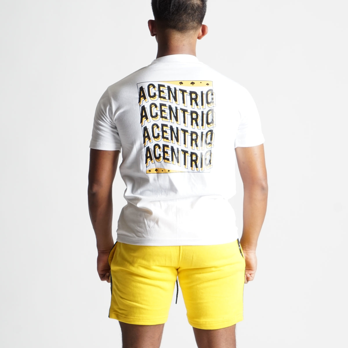 Slim Summer White/Yellow T-Shirt