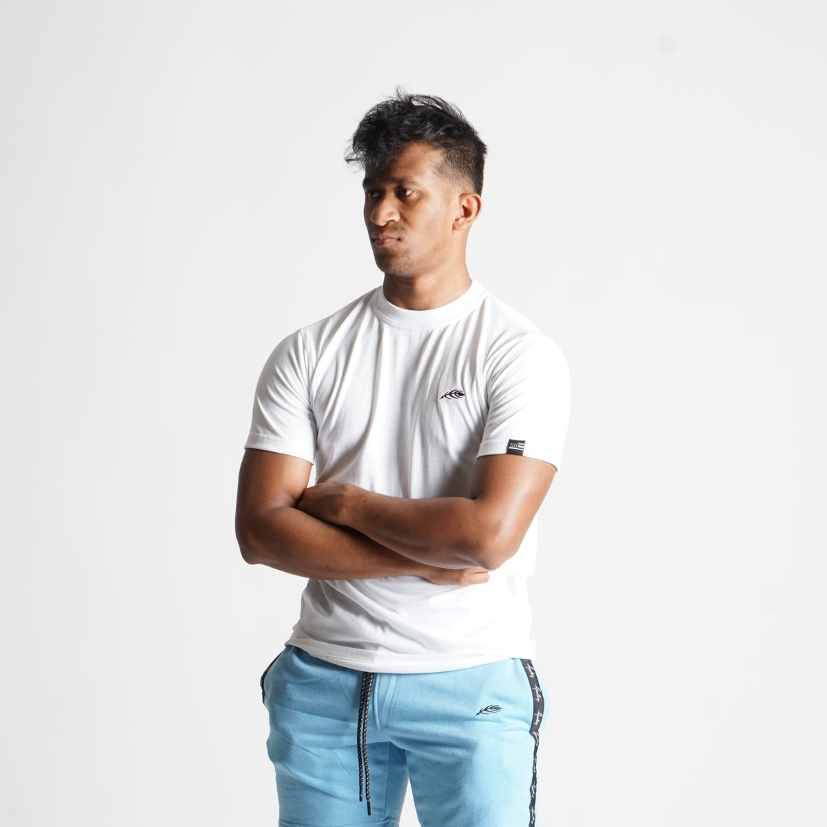 Slim Summer White/Blue T-Shirt