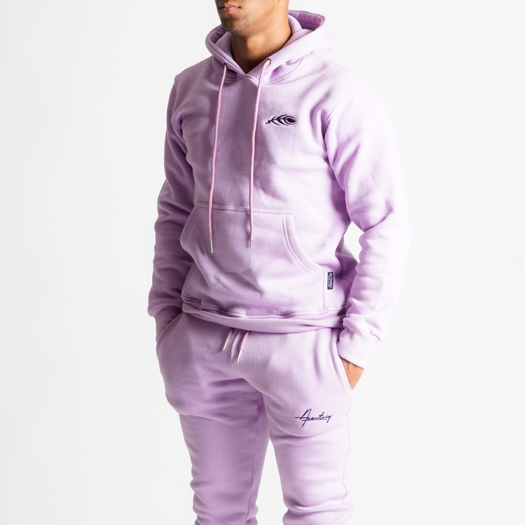 Slim-Fit Classic Hoodie (Lavender)