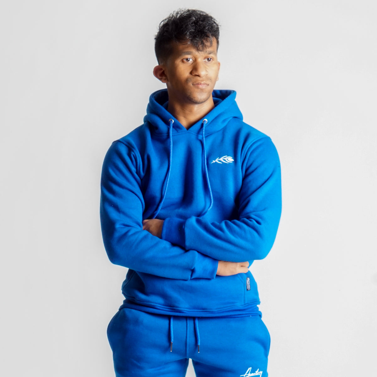 Slim-Fit Classic Hoodie (Royal Blue)