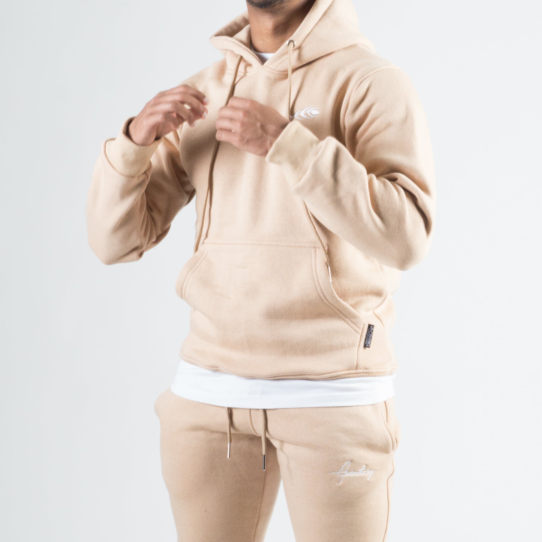 Slim-Fit Classic Hoodie (Tan)