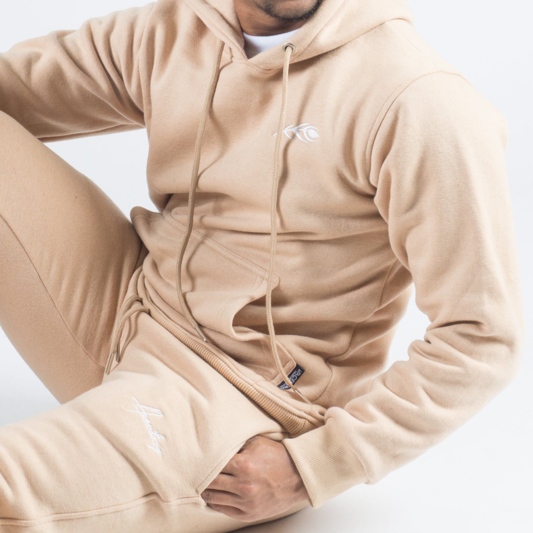 Slim-Fit Classic Hoodie (Tan)