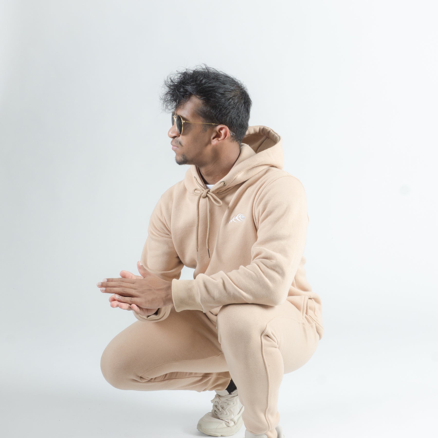 Slim-Fit Classic Hoodie (Tan)
